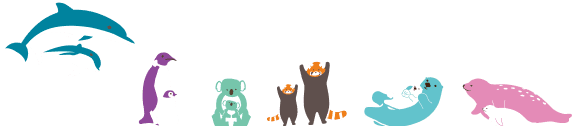 どうぶつたちのイラスト